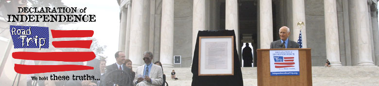 Declaration of Independence Road Trip Logo